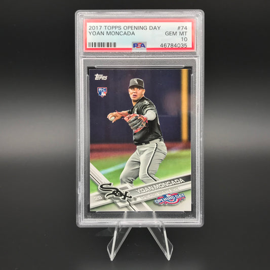 Yoan Moncada Topps Opening Day PSA 10