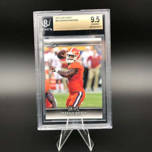 Deshaun Watson Leaf Draft BGS 9.5