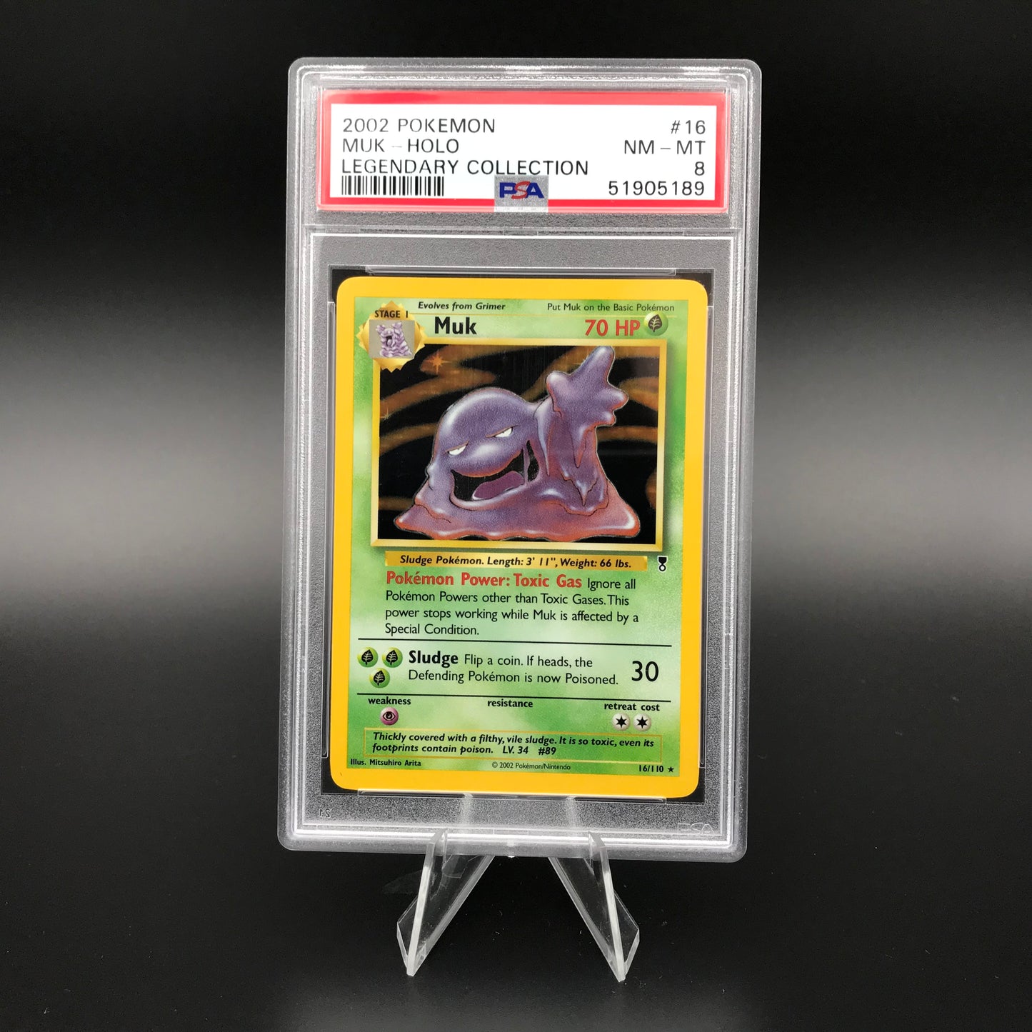 Muk holo Collection Légendaire PSA 8