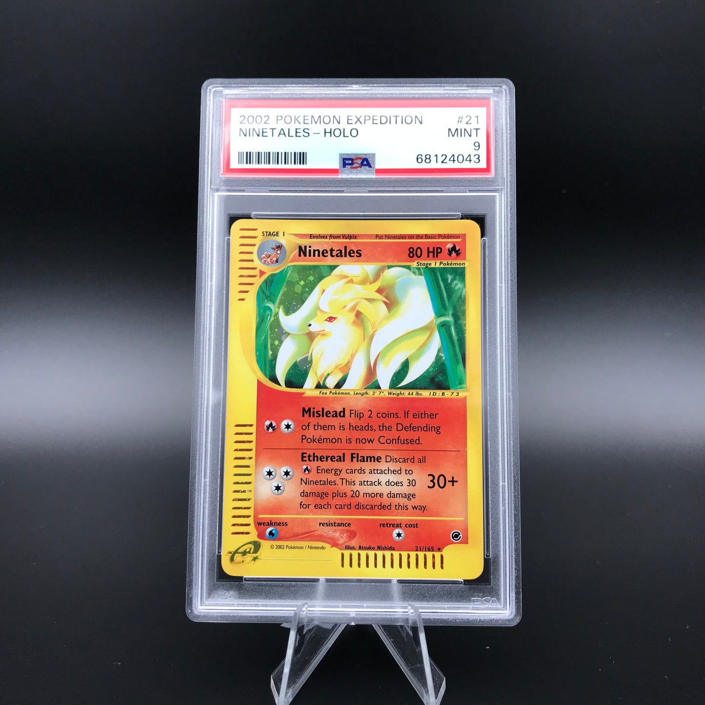 Expédition holographique Ninetales PSA 9