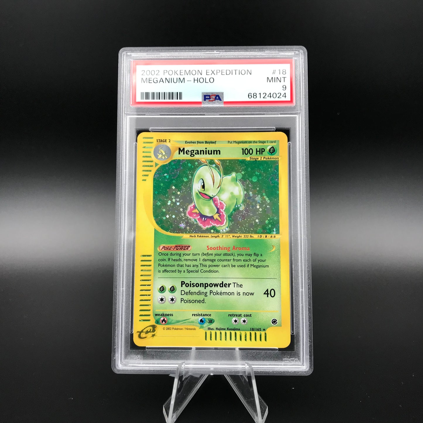 Meganium holo Expedition PSA 9