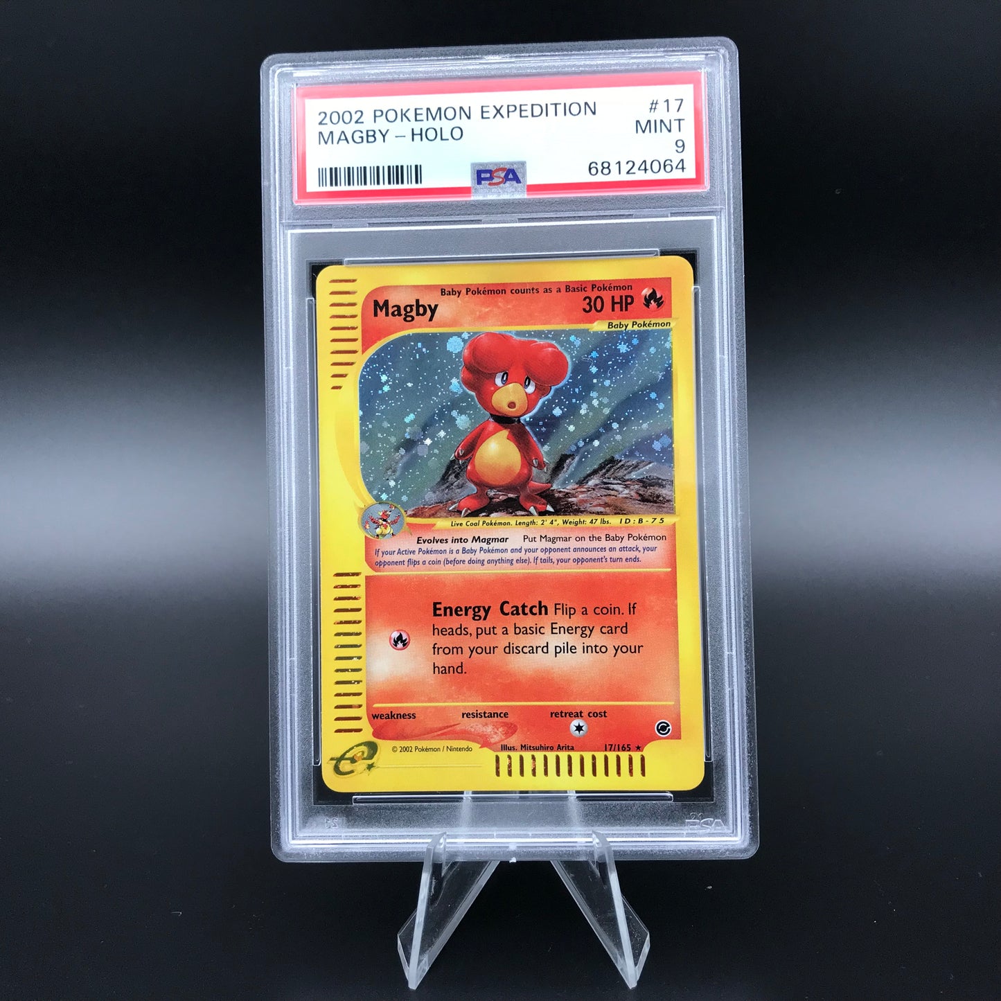 Magby holo Expédition PSA 9