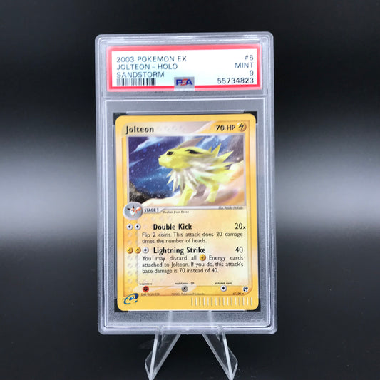 Jolteon holo Ex Tempesta di sabbia PSA 9