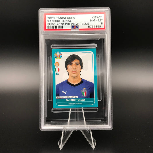 Sandro Tonali Panini Euro 2020 #ITA21 Autocollant PSA 8