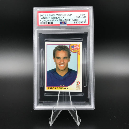 Landon Donovan Panini World Cup 2002 #291 Sticker PSA 8