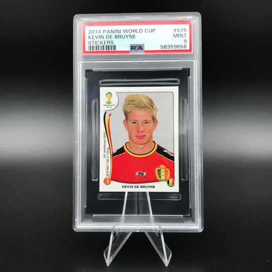 Kevin De Bruyne Panini Coppa del Mondo 2014 #575 Adesivo PSA 9