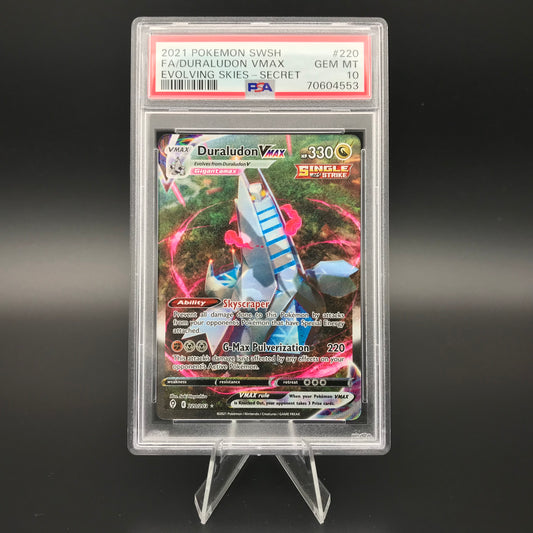 Duraludon Vmax Art alternatif Evolving Skies PSA 10