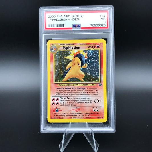 Typhlosion holo Neo Genesis PSA 3