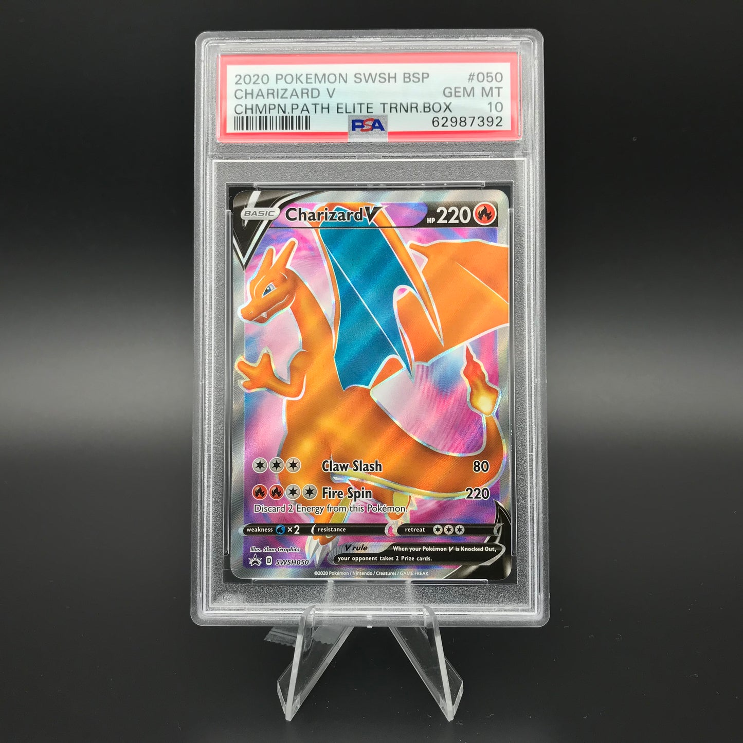 Charizard V Fullart Promo PSA 10