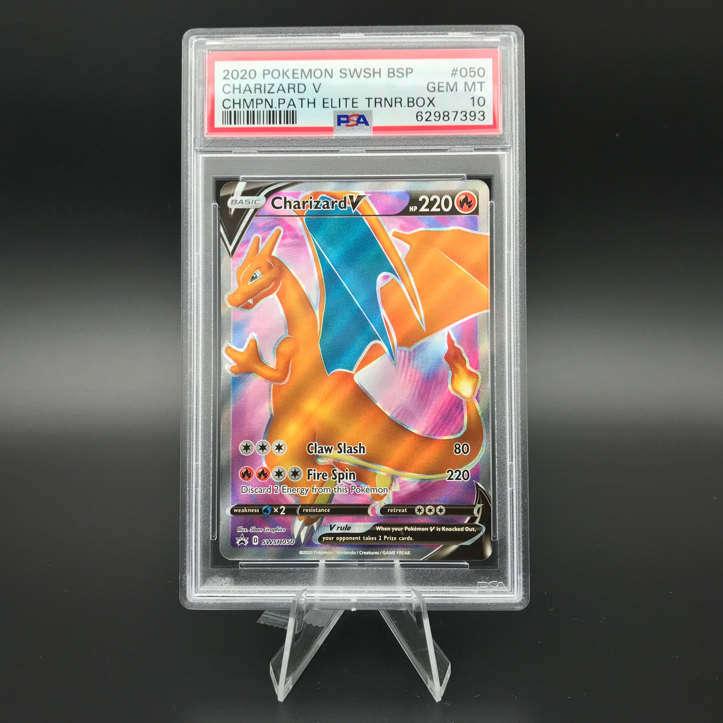 Charizard V Fullart Promo PSA 10