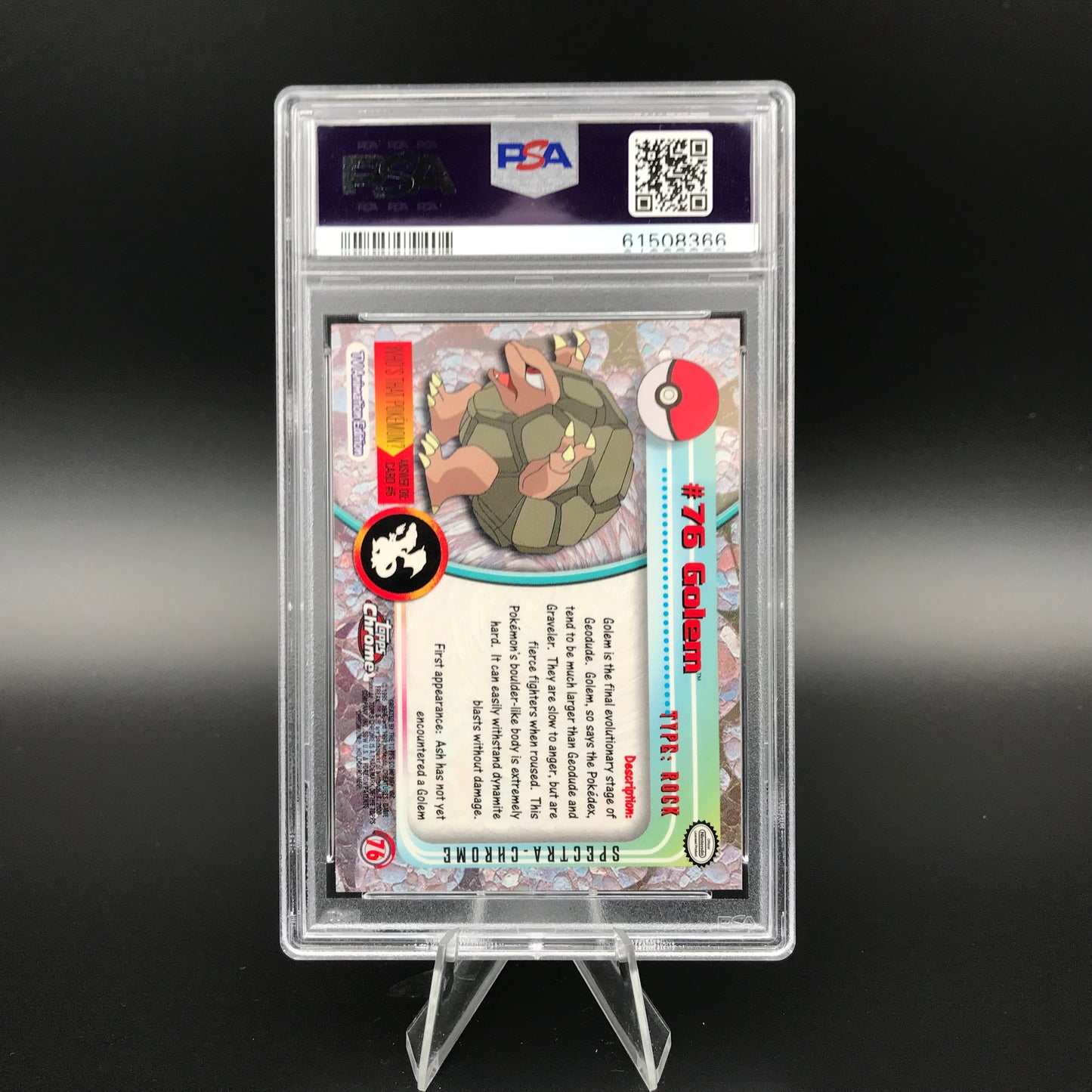 Golem holo Topps TV Spectra PSA 6