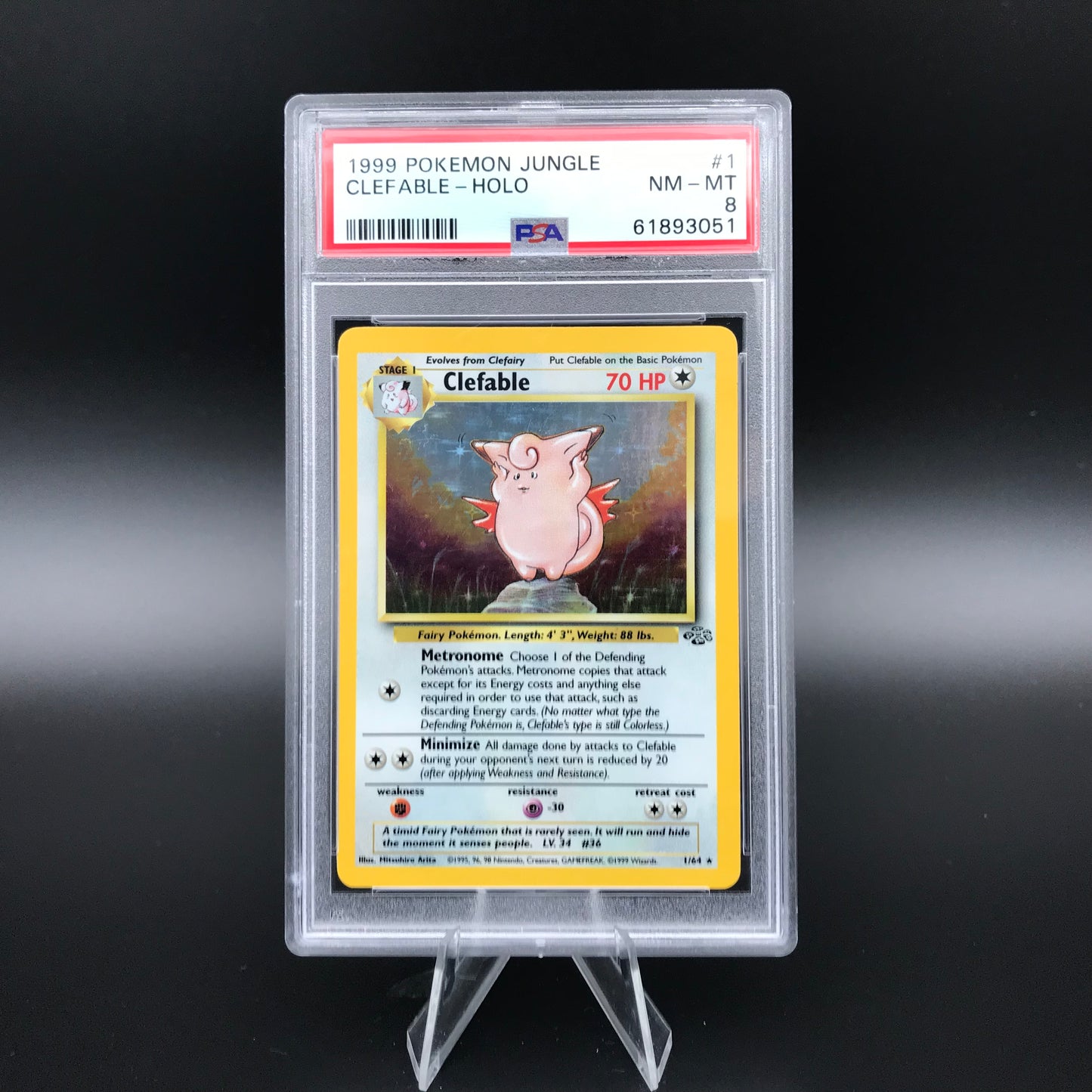 Mélodelfe holo Jungle PSA 8